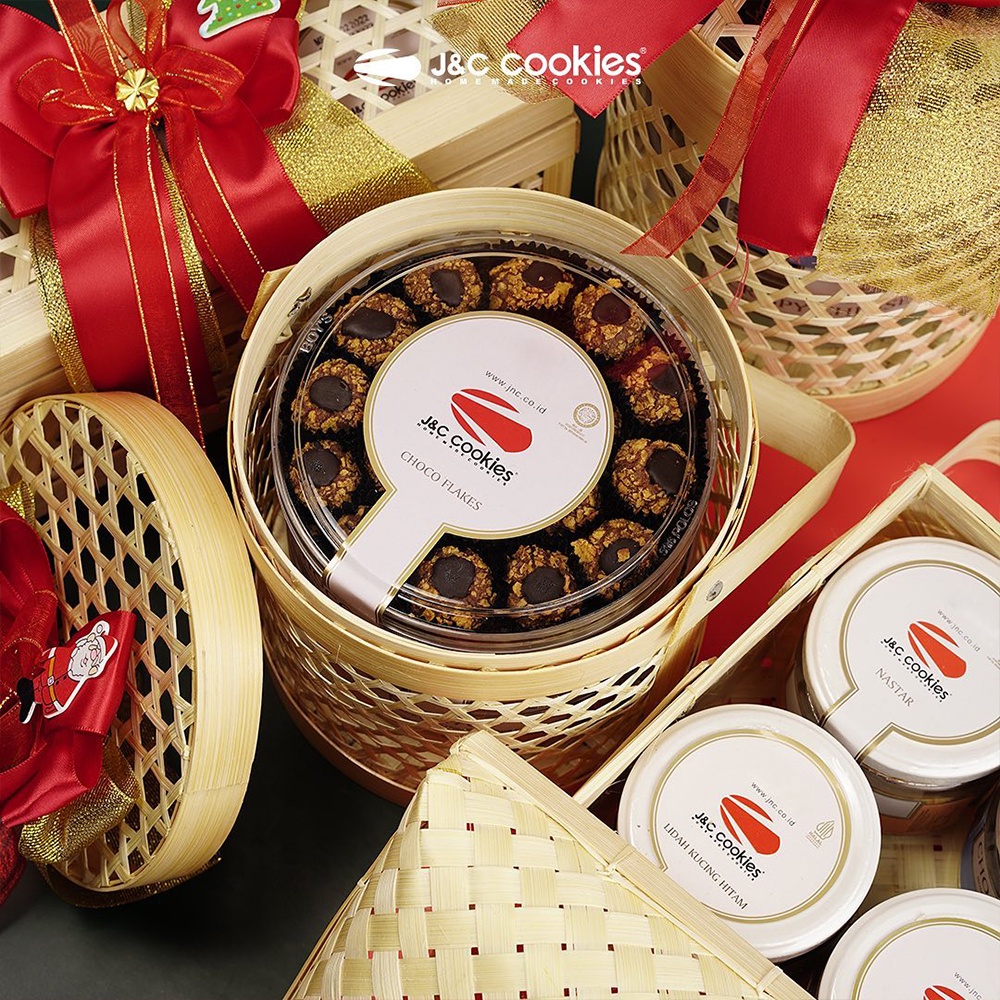 JNC Cookies Parcel Hampers Kue Kering Hampers Besek