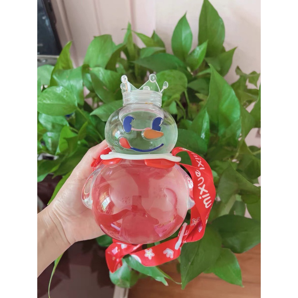 JMT-(COD) Botol minum mixue Bahan Plastik Tumblr Wang 700ml Bermain Salju