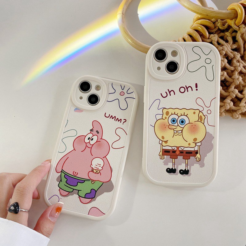 Soft Case Spongebob OPPO A9 A5 A31 A53 A33 2020 A7 A5S A12 A11K F9 F11 A15S A35 A52 A92 A54 A36 A96 A83 A57 A3S A16 A1 Pro Reno 3 5 6 7Z 9 Patrick Star