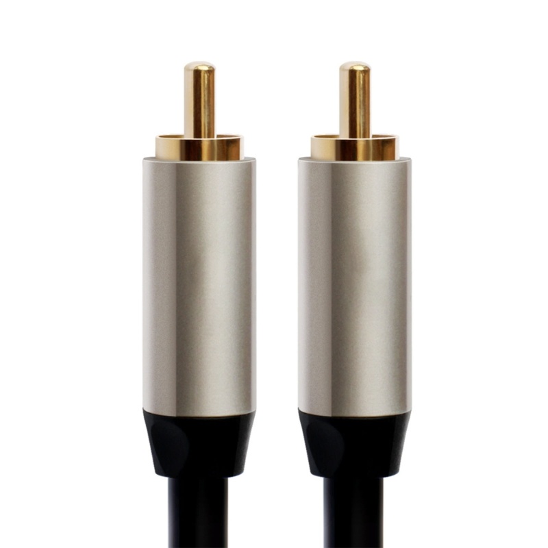 Zzz RCA Kabel Coaxial Digital RCA Male to Male SPDIF Digital Stereo Cable Kabel RCA Untuk Home Theater HDTV