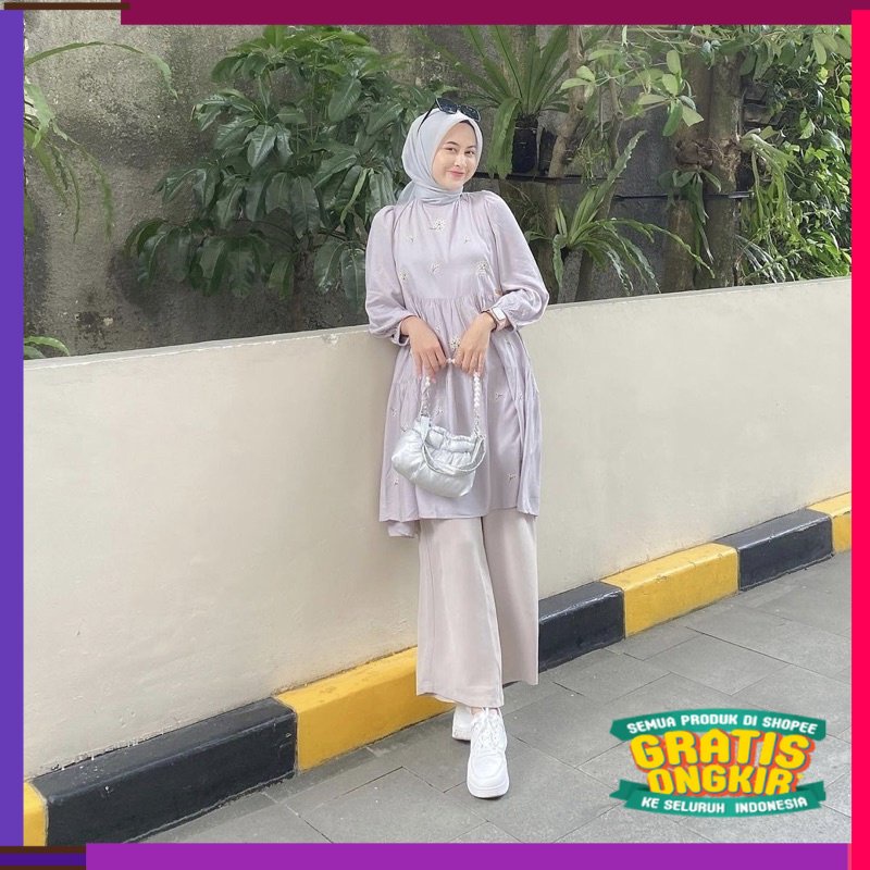 RAMADHAN SALE IDUL FITRI DYN -  Basic Sherine Tunic | Tunik Wanita Modern