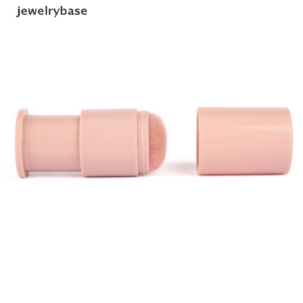 [jewelrybase] Kuas Makeup Yang Dapat Ditarik Satu Kuas Bedak Besar Blush Dengan Tutup Full Set Make Up Butik