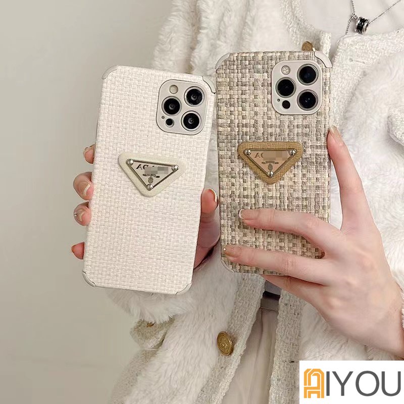 For Iphone 14 X XS XR XSMAX 11 12 13 14 Plus PRO MAX iPhone14 iPhone14Pro Band Fashion Motif Tenun Pradaa Soft Case