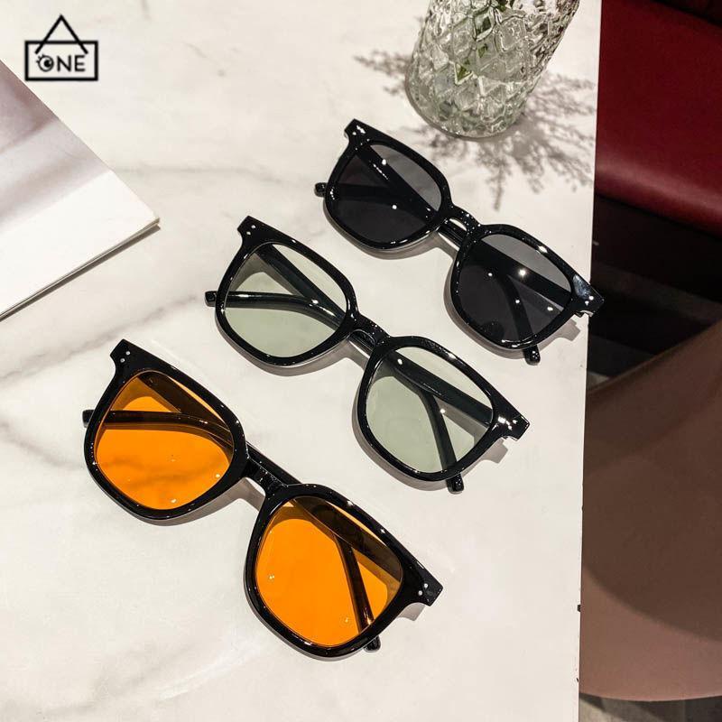 COD❤️Kacamata Hitam Candy Color Wanita Warna Kotak Persegi Korean Fashion Gaya Sunglasses Murah