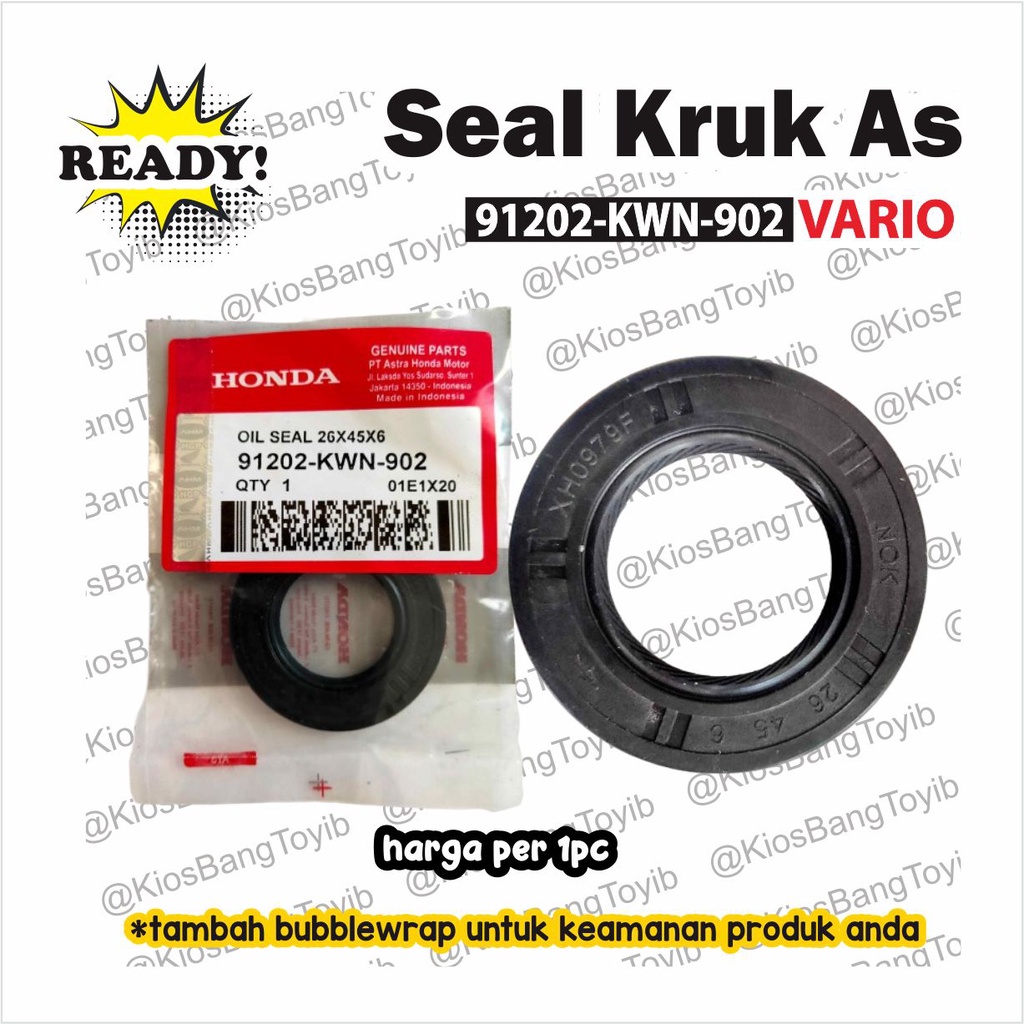 Seal Kruk As Kiri Honda Vario 125 FI Blade Karbu PCX 125 (91202-KWN)