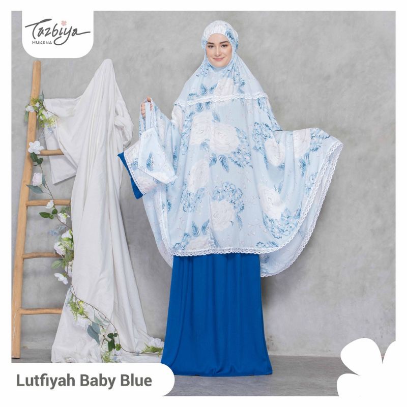 Mukena Tazbiya Lutfiyah Series Jumbo Dewasa Katun Rayon Motif