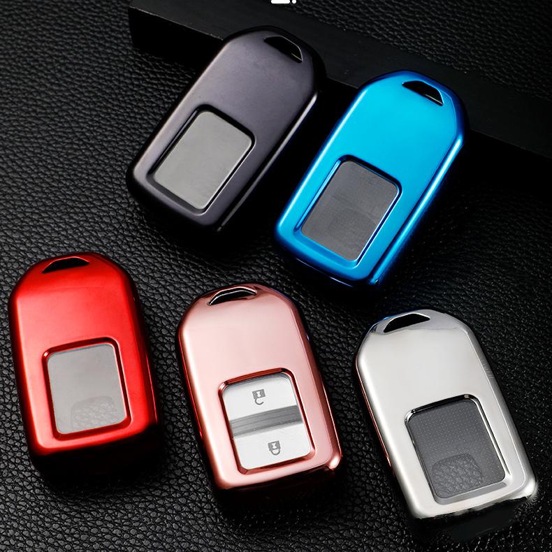 Tpu Penutup Kunci Remote Mobil Case Shell Untuk Honda Civic City Accord CRV CR-V XR-V Odyssey Vezel Jade Crider Cocok Aksesoris