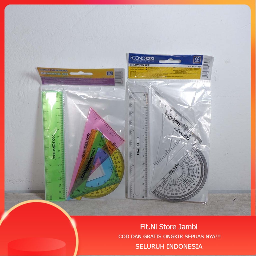 

Ruler Penggaris 1 Set 4 Pcs Murah