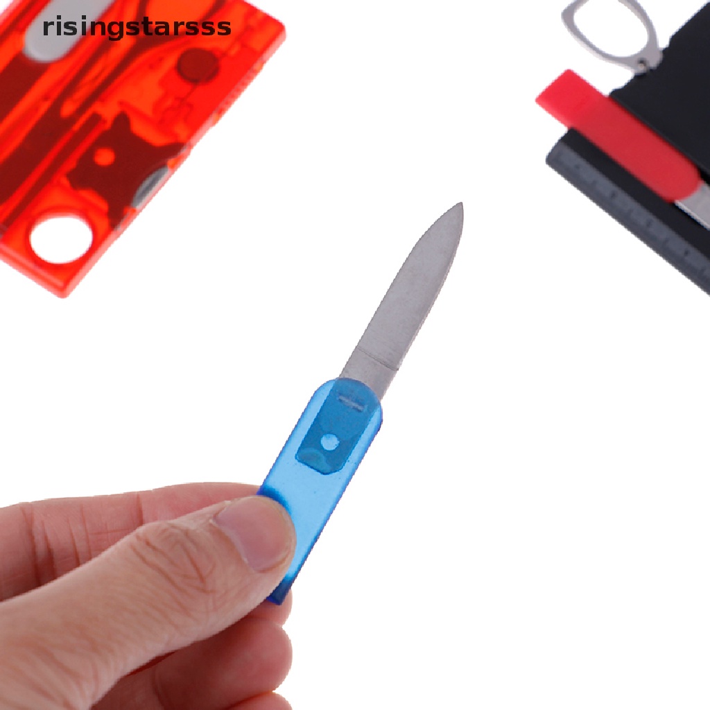 Rsid Span-new 1set Mini Outdoor Tools Handy al Survival Kartu Alat Camping Jelly