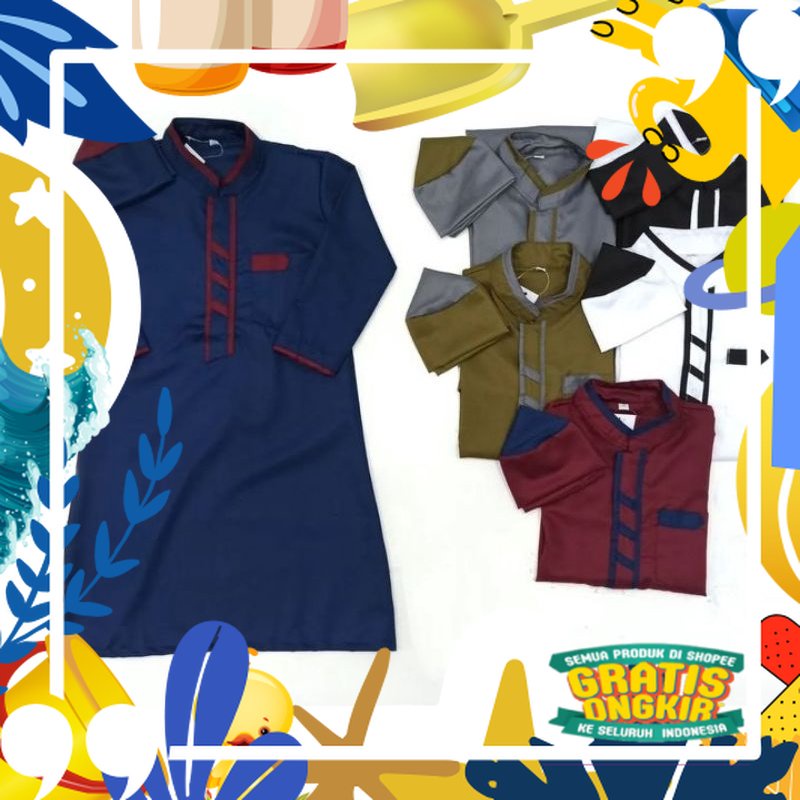 Blackwhite / KOKO JUBAH ARRAYAN JUBAH ANAK 1-5TH