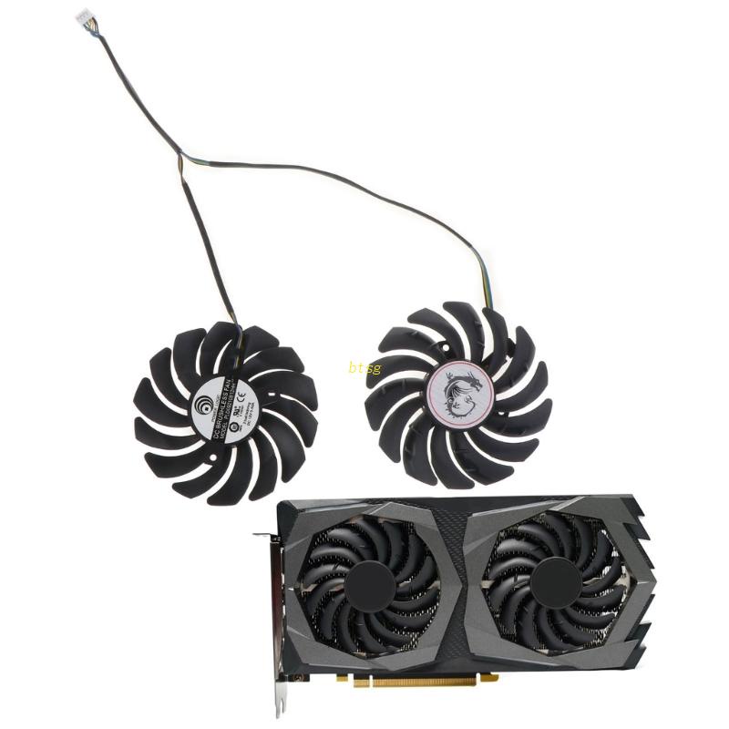 Bt 87mm PLD09210S12HH 4Pin Kipas Kartu Grafis Untuk MSI RTX 2060 2060S GAMING Cooler