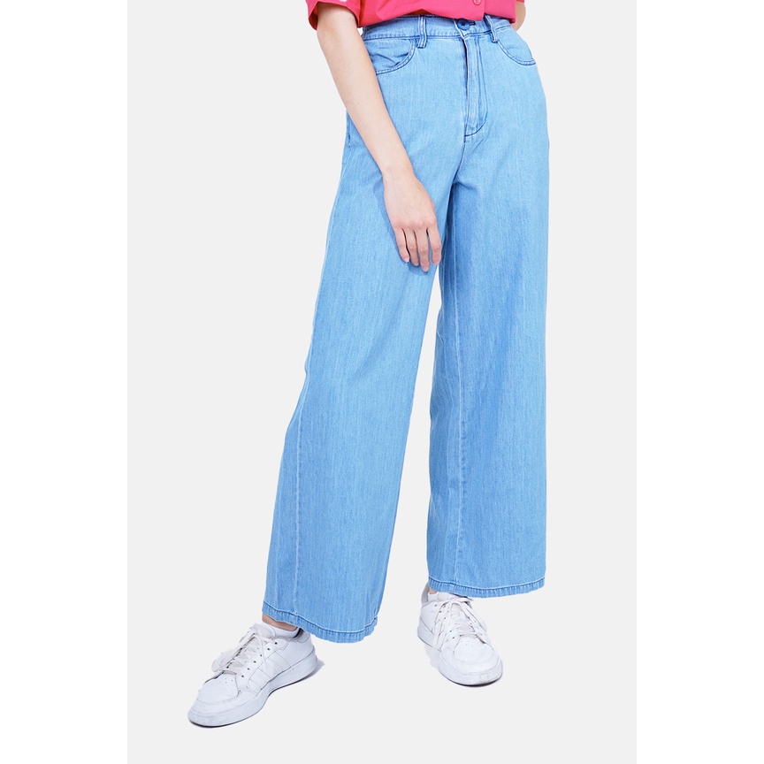 Ninety Degrees Celana Wanita Alexa Light Blue Chambray 43081D2LL