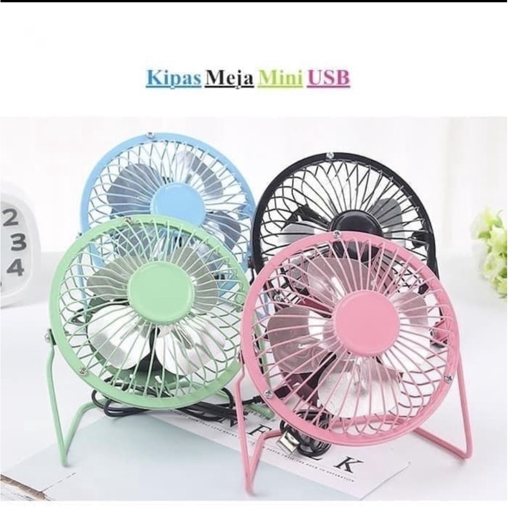 [DGB] KIPAS ANGIN USB MINI POWER BESI PORTABLE 5 INCH RAMPING TRAVEL MULTIFUNGSI SERBAGUNA