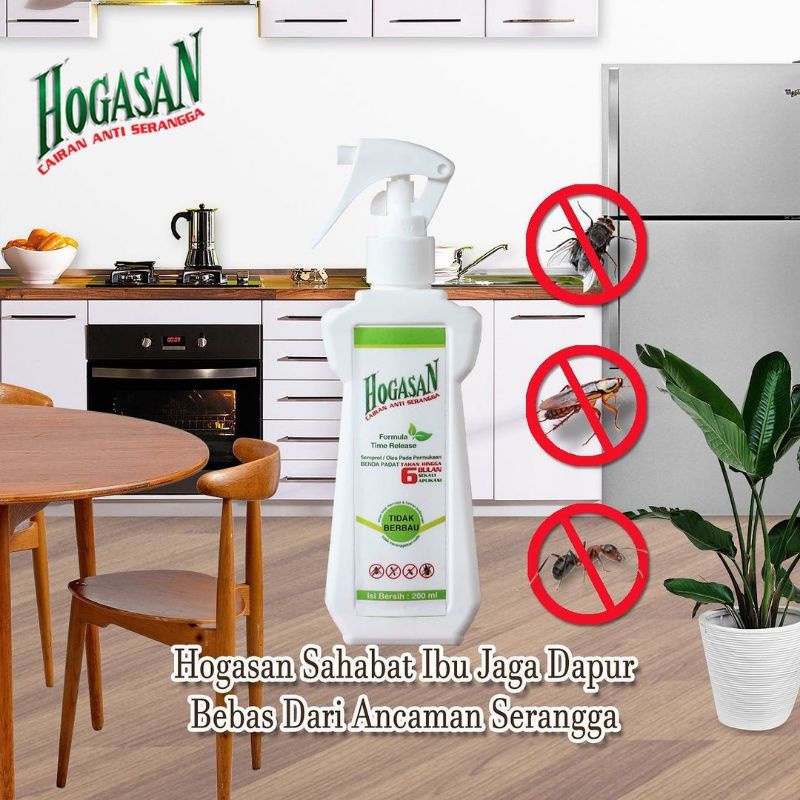 Hogasan Cairan Anti Serangga 200ml Ampuh Mengusir Semut dan Kecoa