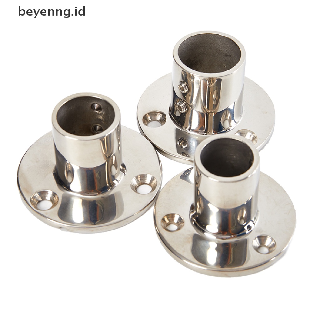 Beyen 22/25/30mm Alas Stanchion Bulat 90derajat316rel Tangan Perahu Stainless ID