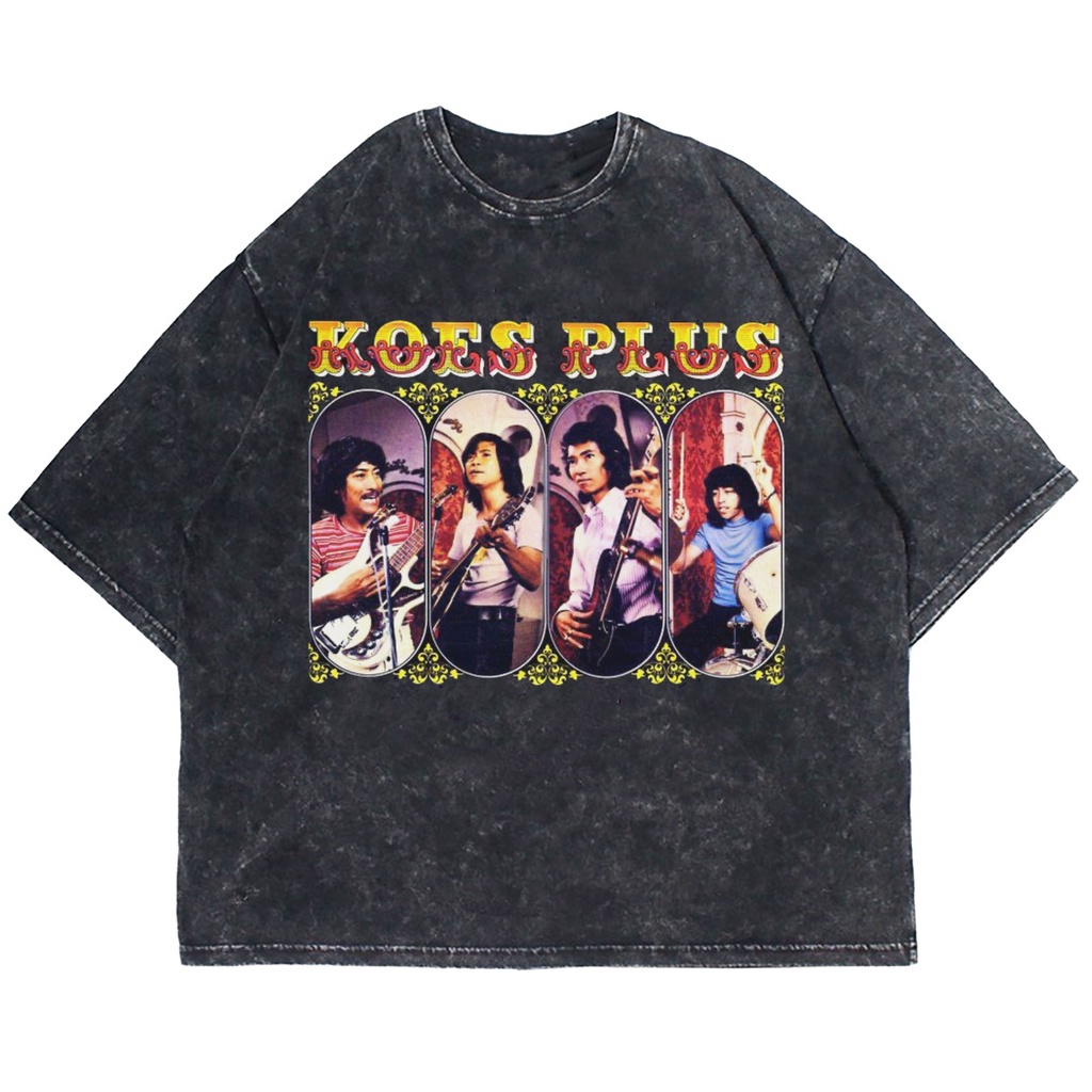 Patternmerch "koes plus the legend" Oversize T-shirt | washed tee | kaos vintage