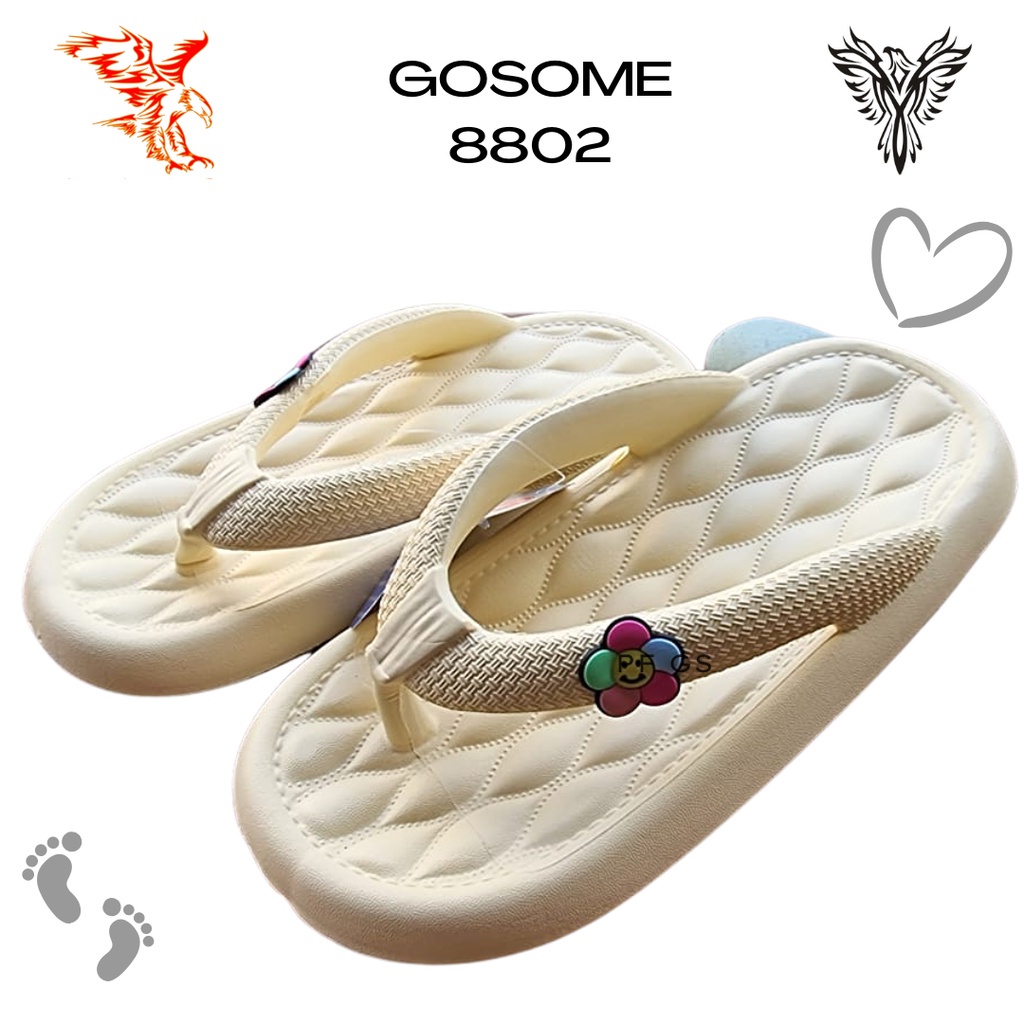 Sandal jepit Wanita Gosome 8802 Phylon EVA FUJI Trendy Stylish 36-40