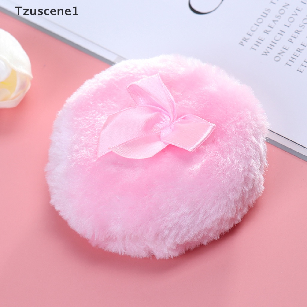 [Tzuscene1] Kosmetik Bayi Kupu-Kupu Profesional Lembut Mewah Puff Spons Talcum Alat Makeup Butik