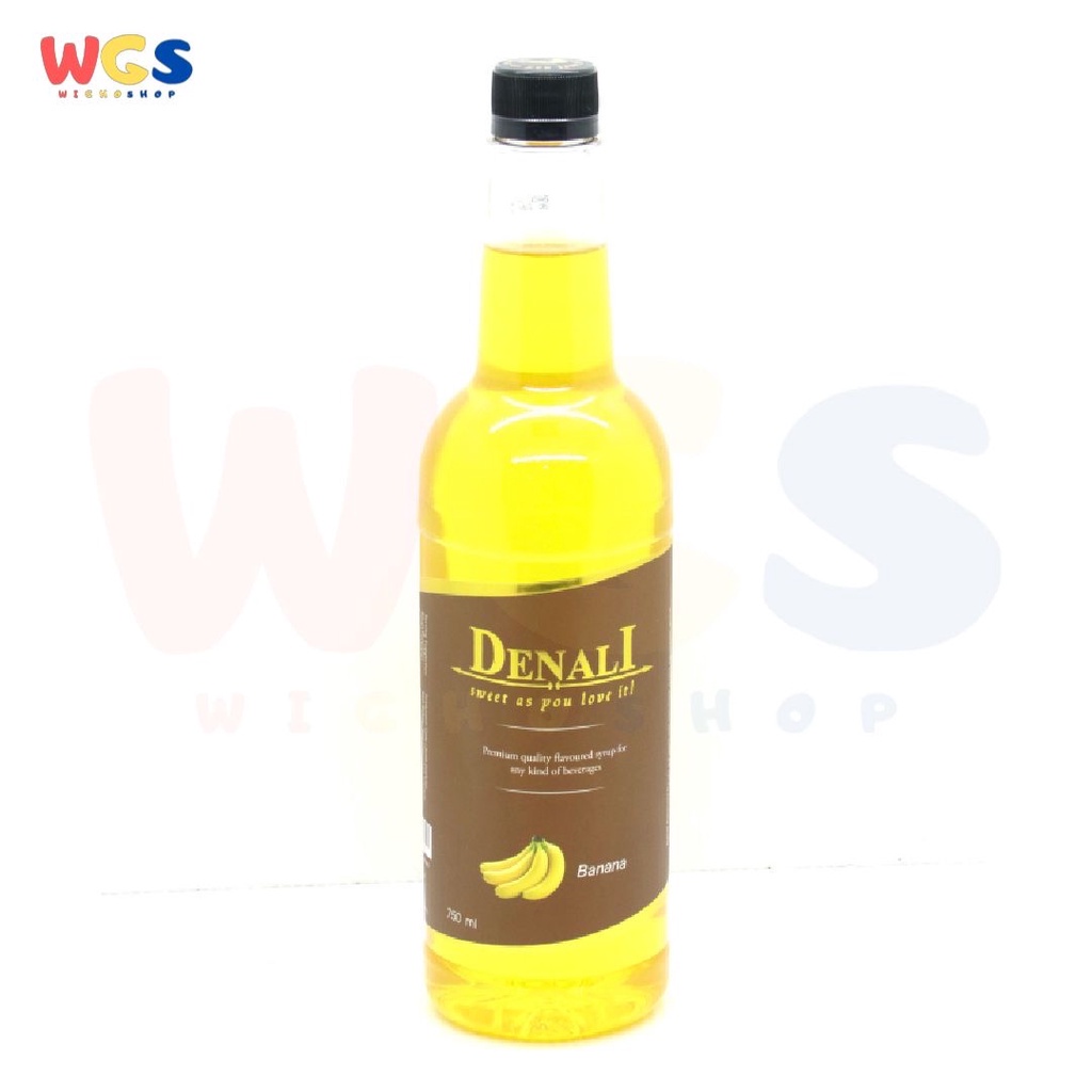 Syrup Denali Banana Premium Quality Flavoured For Beverages 750ml