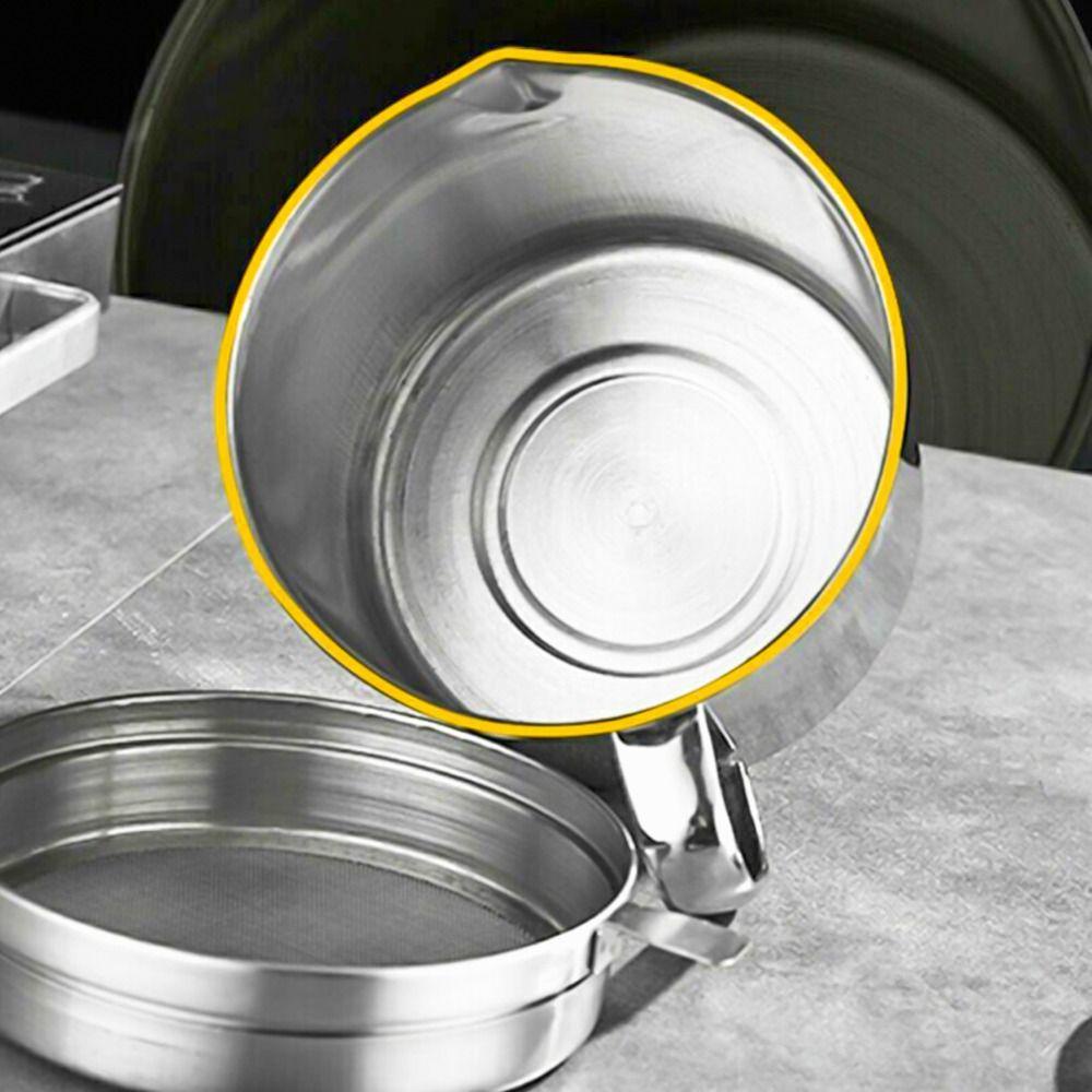 Solighter Saringan Minyak Tahan Lama Alat Masak Dapur Restoran Tray Storage Tank