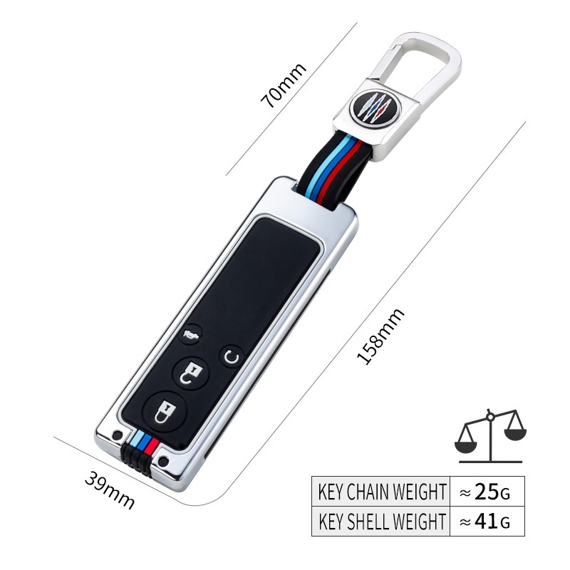 Casing Kunci Remote Mobil Zinc Alloy Untuk Remote Control Untuk BYD G5 S7 S6 F3 F0 L3 E6 M6 G3 Gantungan Kunci Keyring Key Cover Aksesoris Mobil