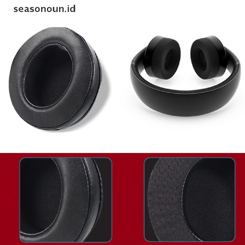 Seasonoun High Quality Earpads Untuk Alienware AW310H AW510H Headphone Ear Pads Lembut Touch Kulit Memory Foam Spons Earphone Lengan.