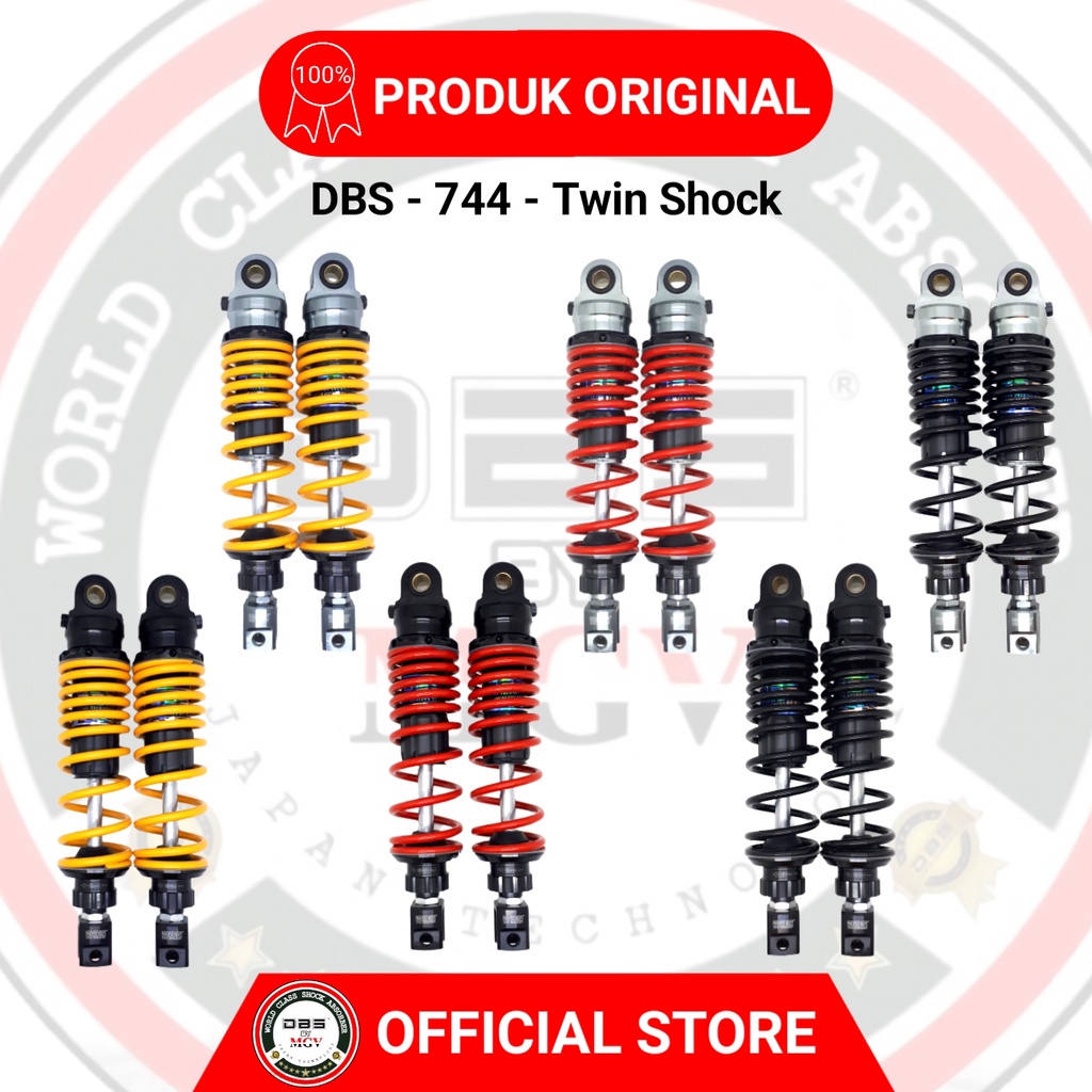 [ BISA COD ] Shock Non Tabung DBS 744 CNC SERIES Yamaha AEROX 155 NOUVO Z