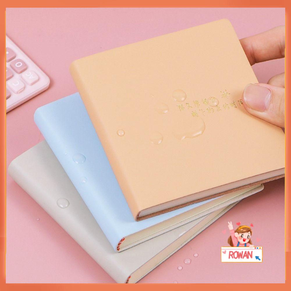 R-flower Mini Square Notebook 96lembar Alat Tulis Siswa Sederhana Alat Kantor Sekolah Penebalan Agenda Organizer Bisnis Notepad