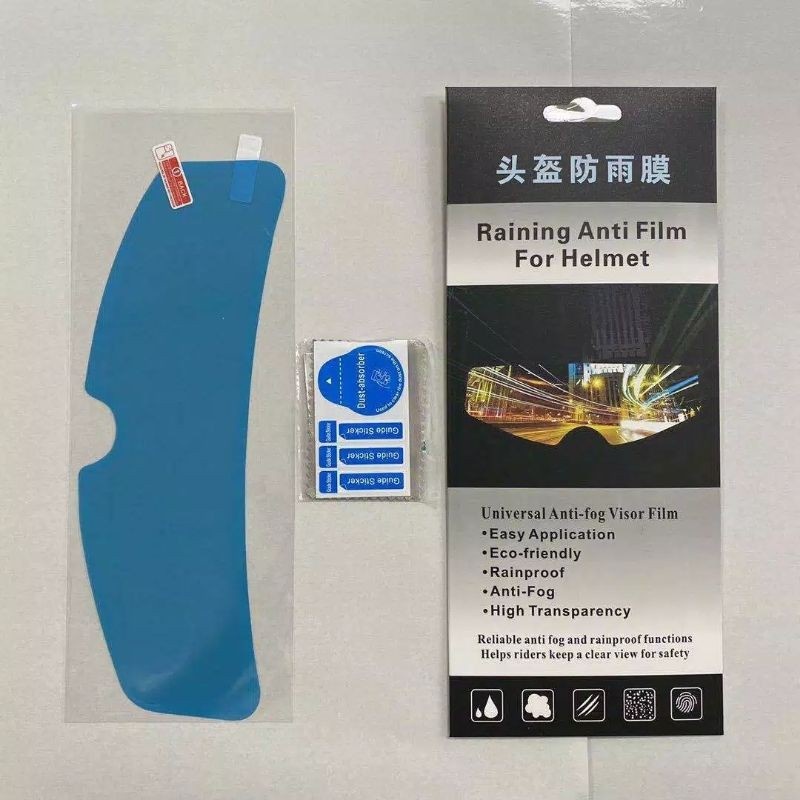 Rainproof Anti Fog Film For Helmet Visor Film Anti AirHujan murah