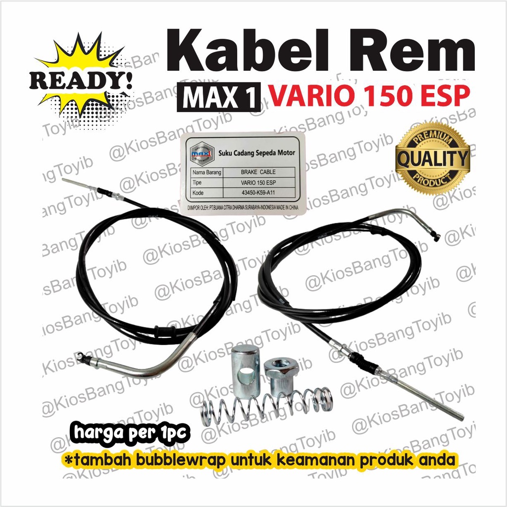 Kabel Rem Belakang Honda Vario 150 Esp (MAX1)