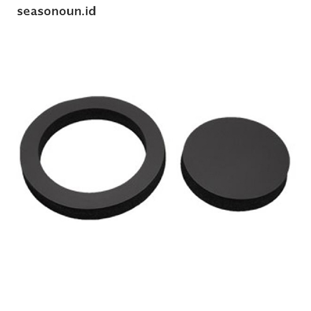 Seasonoun 2pc Speaker Mobil 6.5inch Ring Bass Speaker Suara Self Adhesive Insulation Ring.