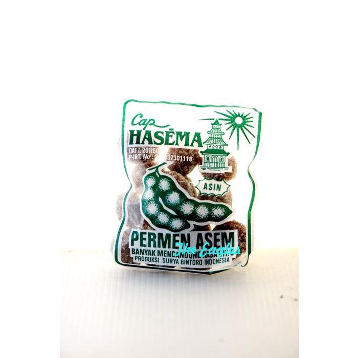 

Permen Asem HASEMA 75gr asin manis Tradisional manisan buah asam cita - asin