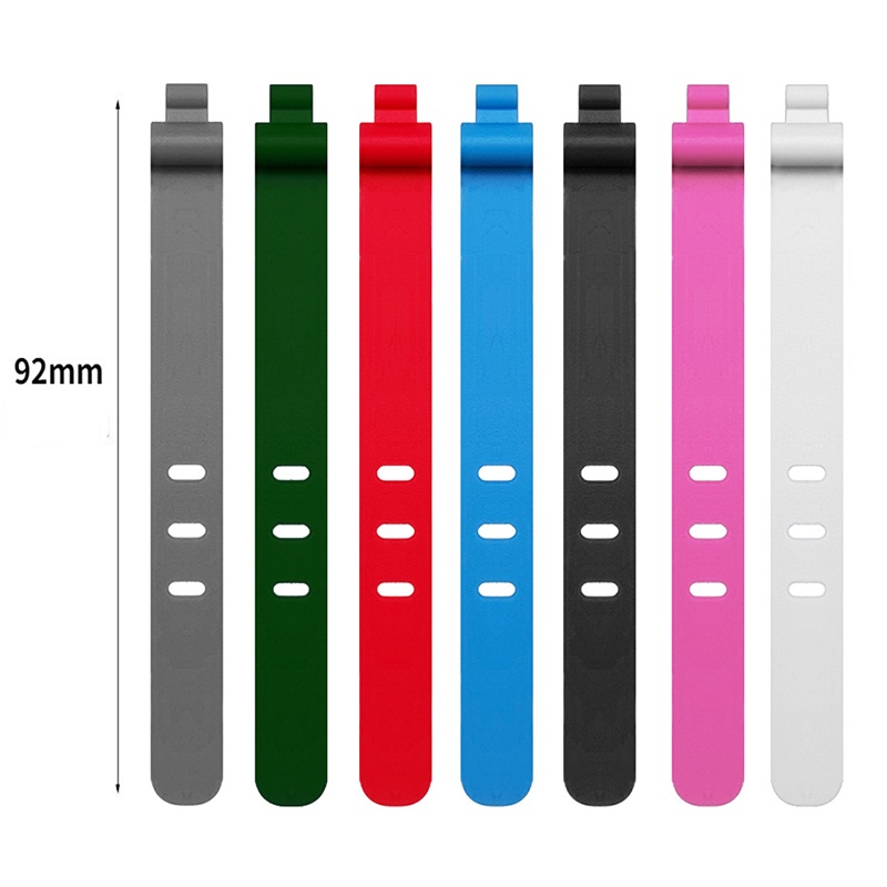 5pcs/set 3lubang Manajer Kabel Data Ponsel Silikon/Pengikat Finishing Kawat Keyboard Komputer Portabel/Tali Penyimpanan Kabel Listrik Multifungsi