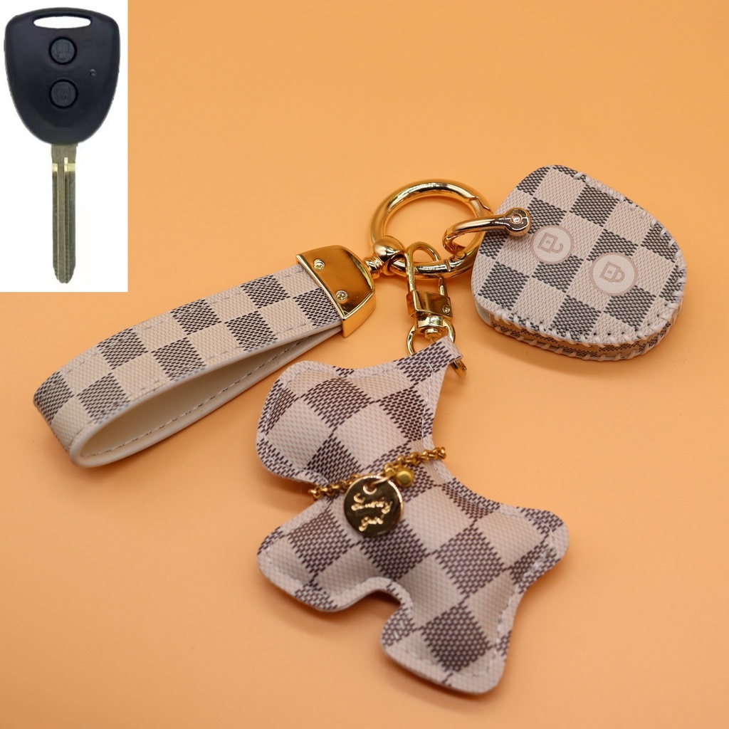 Untuk toyota Veloz rush Innova Yaris Raize Bezza/MYVI/Aruz Keyless Remote Car Key leather Cover Case