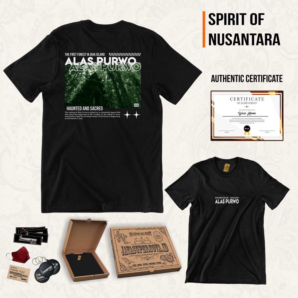 Kaos Jawa Kaos Javanese Code ALAS PURWO