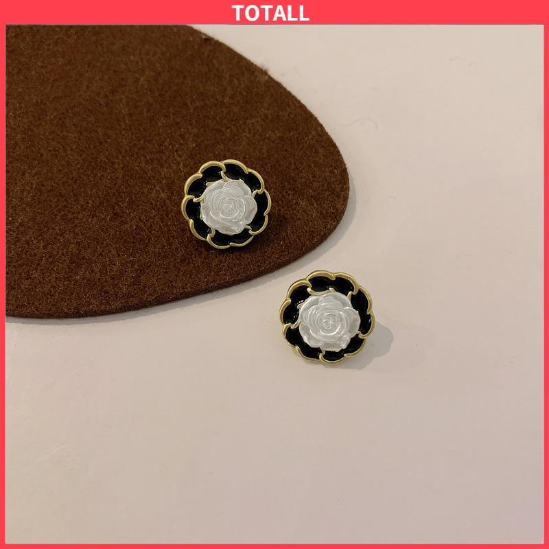 COD Anting S925 Desain Perak Temperamen Serbaguna Geometris Fashion Sederhana-Totall