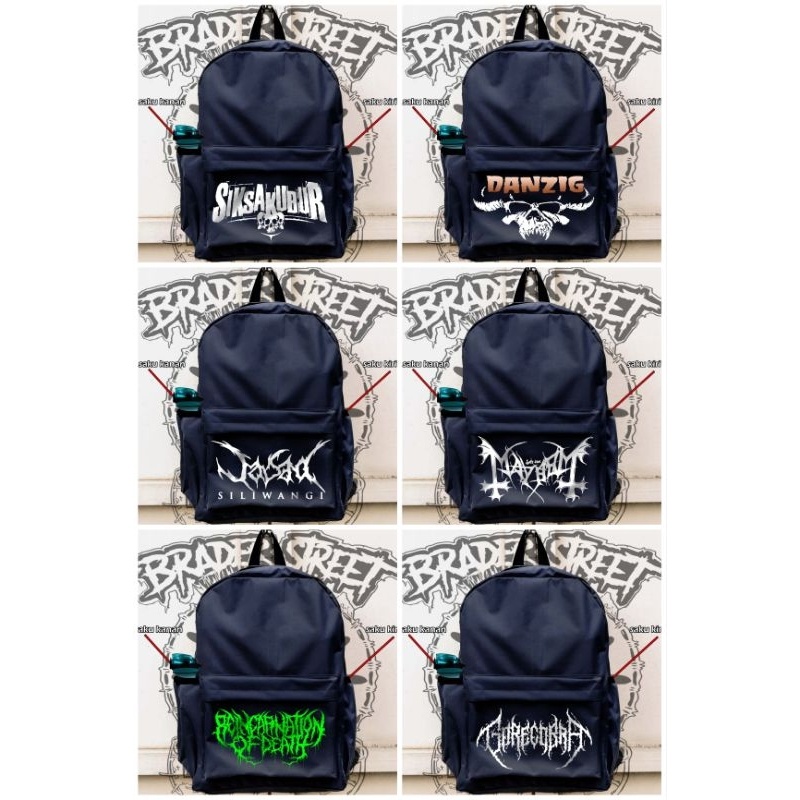 cod TAS RANSEL BAND METAL,RANSEL BAND DEAD METAL,TAS RANSEL,TAS TREVELING,TAS GENDONG,TAS SEKOLAH,TA