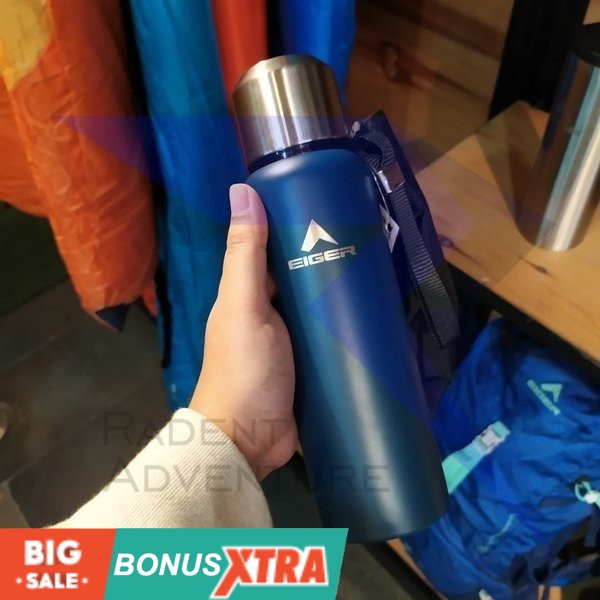 Botol EIGER1989 Therno 600 Bottle 91000 7022 Navy Original Bandung MURAH KEREN AWET