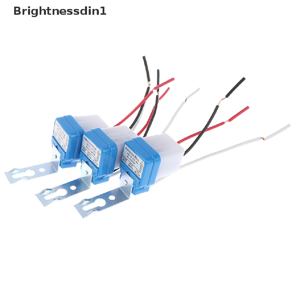[Brightnessdin1] Ac 24v 110v 220v Saklar Lampu Jalan Otomatis Malam on day off sensor switch Butik