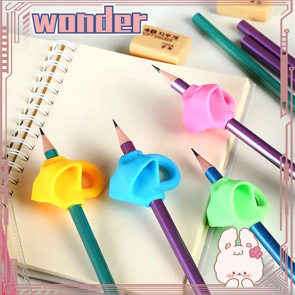 Wonder Silicone Pencil Grips Professional Handwriting Pen Holder Alat Bantu Menulis Grip