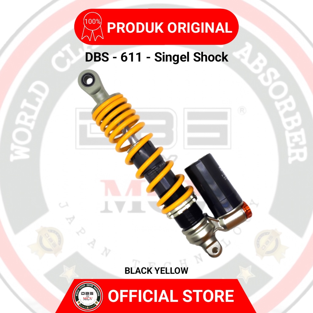 [ BISA COD ] Shock Tabung DBS 611 PROLINS SERIES GENIO BEAT VARIO SCOOPY MIO J GT M3 FINO XEON SOUL GT125 FAZZIO XRIDE LEXI FREEGO