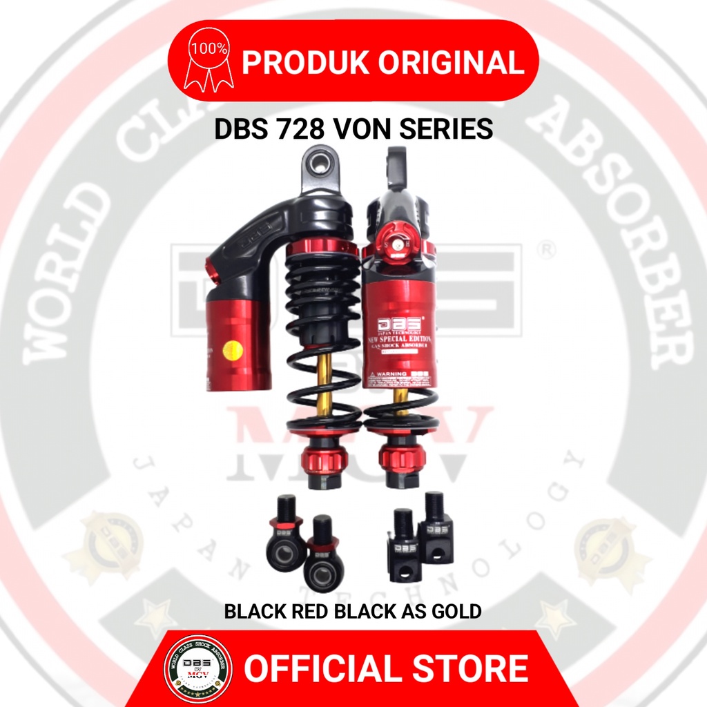 [ BISA COD ] Shock Tabung DBS 728 VON SERIES JUPITER Z Z1 VEGA R ZR LEXAM FORCE F1ZR CRYPTON