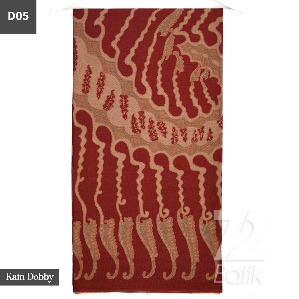 KAIN BATIK PREMIUM Dobby Motif Kawung Kelabang Warna Merah Maroon 723268 Cap 72 Jarik Jarit Samping Kebat Panjang Batik Dobby Modern Premium Bahan Seragam Batik Pernikahan Kantor Keluarga Murah Kamen Jadi Batik Bali Lembaran