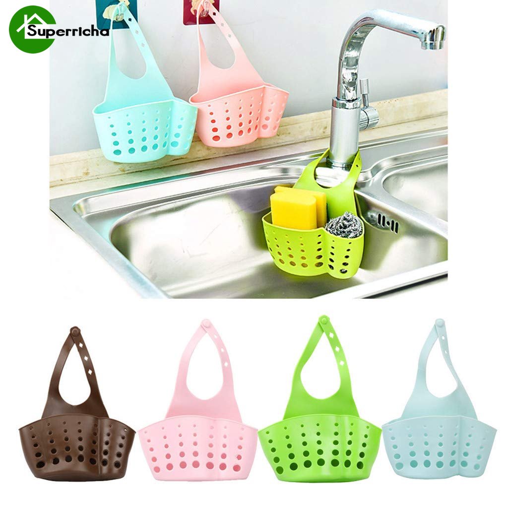 Hot Sale/Gadget Dapur Keranjang Portable Dapur Rumah Gantung Drain Basket Bag Alat Penyimpanan Mandi Tempat Wastafel