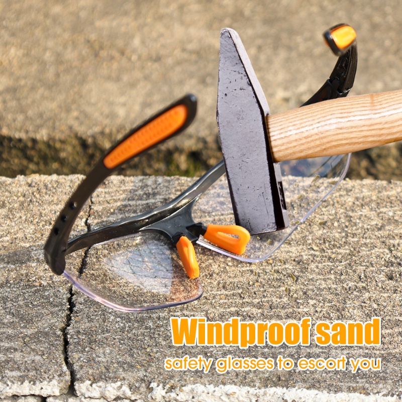 Kacamata Berkendara Motor Protection Dustproof Windproof Sunglasses/Kacamata Safety Anti Benturan Lensa Bening