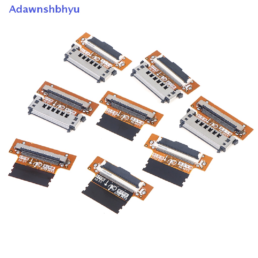 Adhyu 1pcs FHD LVDS LVDS 51pin SAM turn LG Kabel Konektor Cable Adapter Board ID