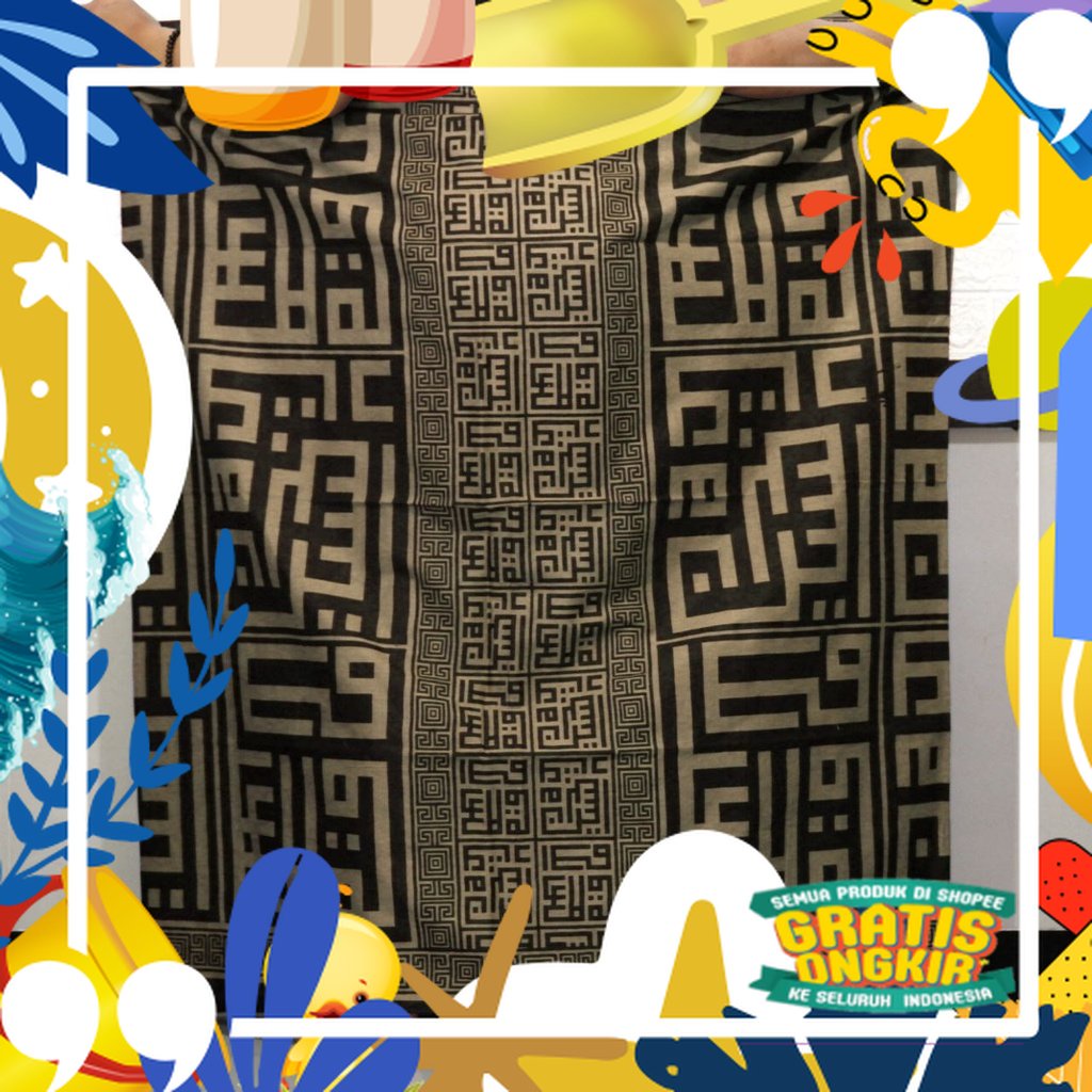 Sarung Rabbani Palestina Palestine Kuffi Terbaru/ merah putih biru polos