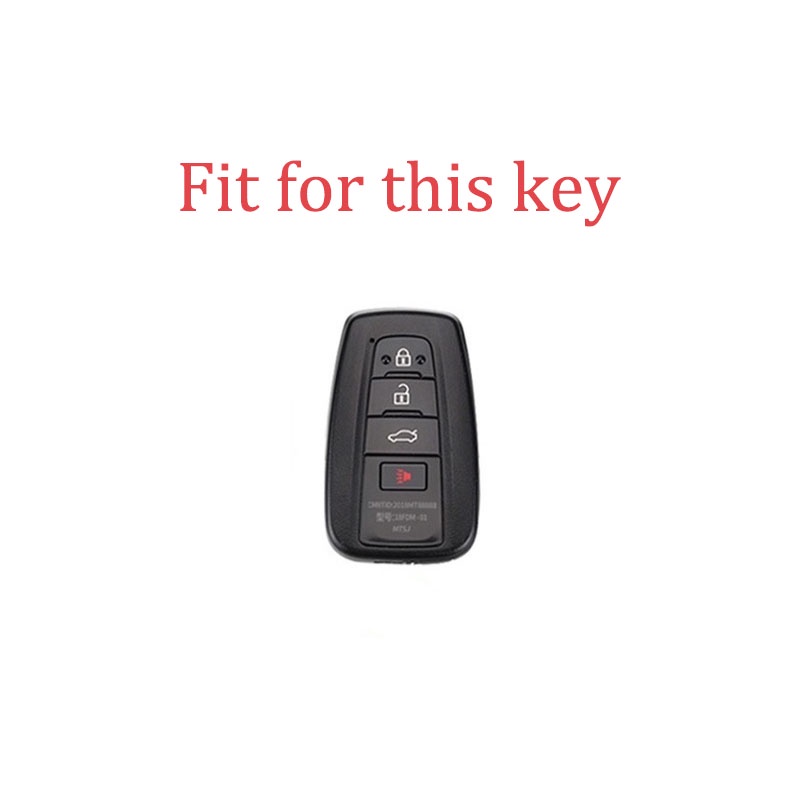 Fashion TPU Mobil Remote Key Case Cover Shell Fob Untuk Toyota Corolla Prius Camry CHR C-HR RAV4 Altis Land Cruiser Prado Tanpa Kunci