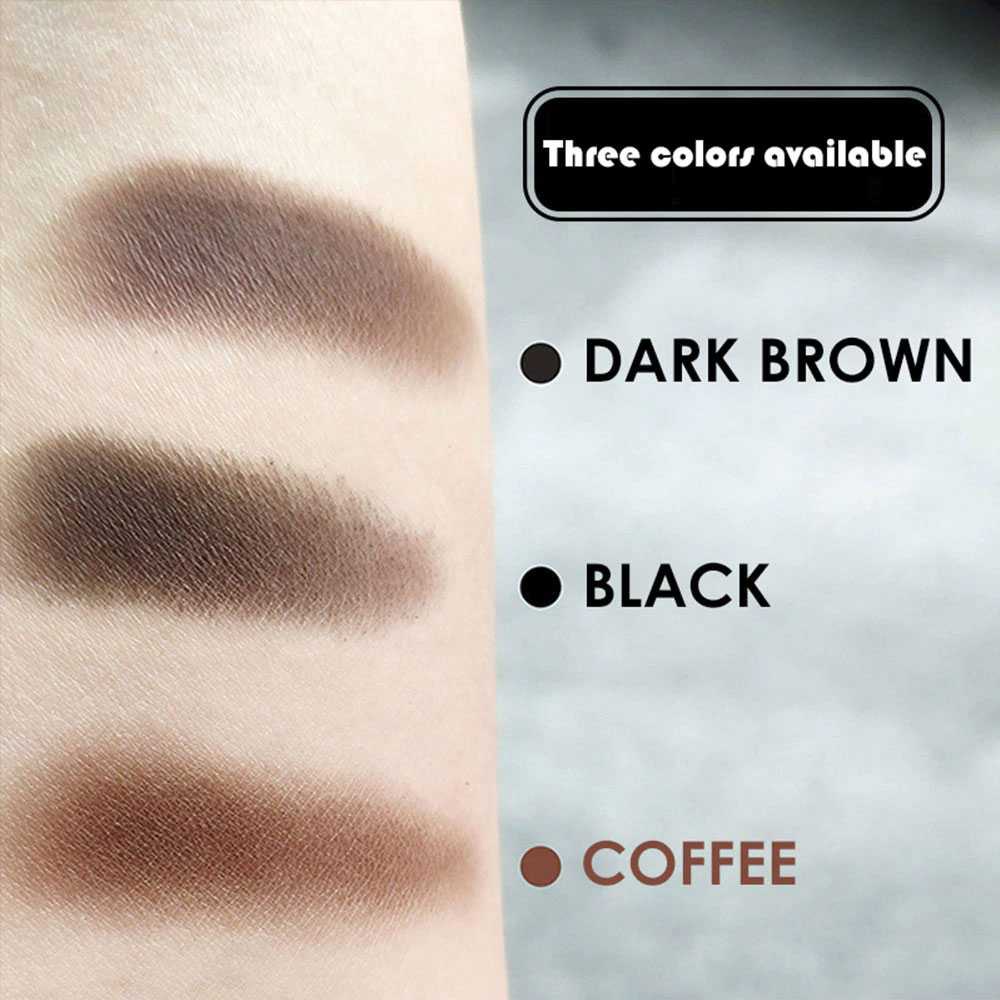 Cetakan Alis Tempel Eyebrow Powder Stamp Set Alat Cetak Browcarra Template Kecantikan Perlatan Makeup Make Up Warna Hitam Cokelat Dark Brown Premium Kuas Bulu Mata MUA Praktis