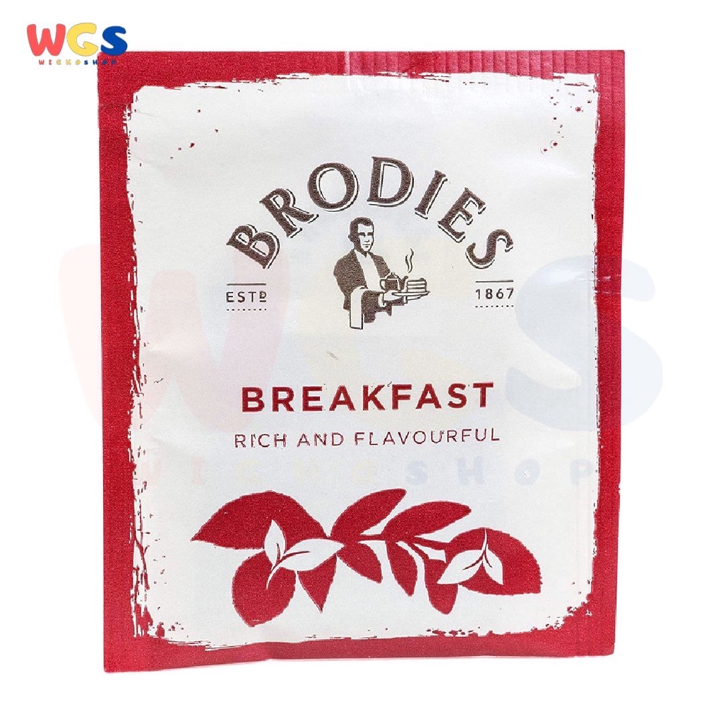 Brodies 1867 Breakfast Tea Fine Blend of Black Tea Malty Flavor 20s